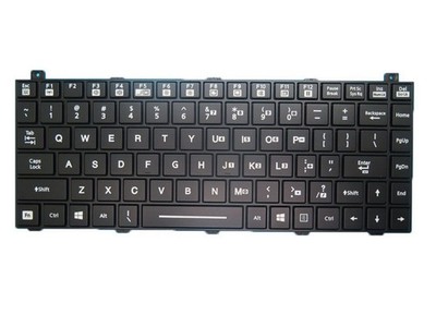Laptop Backlit Keyboard For GETAC B300 1St B300 2nd United States US Black Frame
