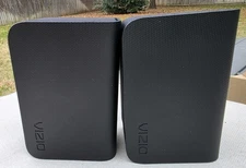 Lot Of 2 Vizio Gray Home Theater Satellite Side Speakers For Vizio Sound Bar
