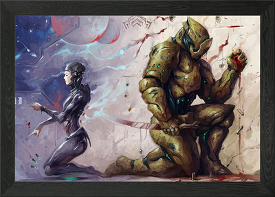 Warframe Gerahmtes Wandbild Poster Leinwanddruck Bild