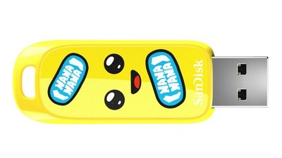 SANDISK Fortnite  Peely Edition USB Stick, 64 GB, 130 MB/s, Gelb