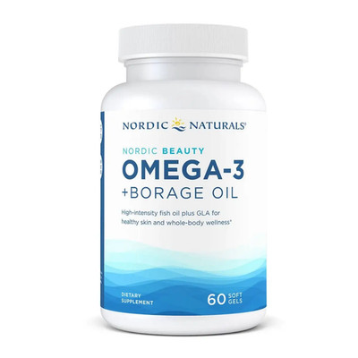 Nordic Naturals Beauty Omega-3 + Borretschöl 60 Weichkapseln