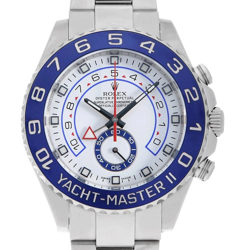 Rolex — ROLEX Yacht Master II 116680 white Random Number second hand mens