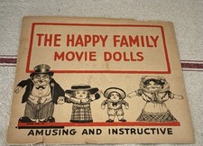 Vintage Dodge Publishing Co. Happy Family Movie Dolls - Envelope