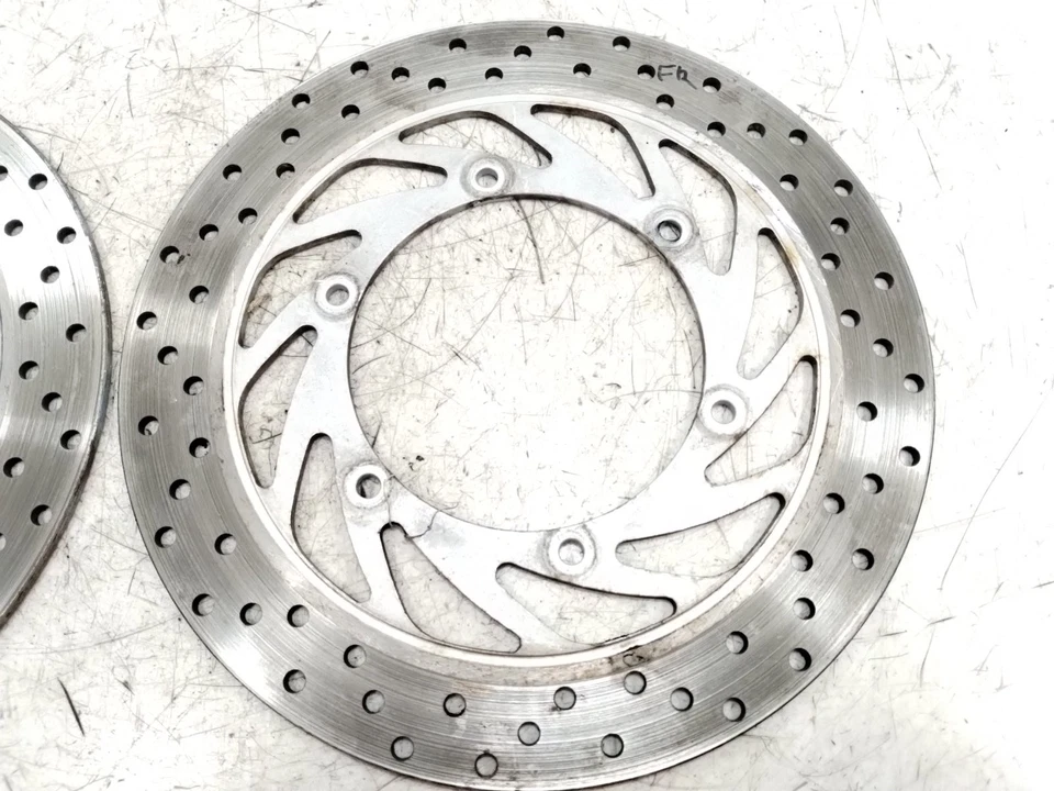 Par de rotores de freno delanteros izquierdo derecho Yamaha Royal Star Venture XVZ1300 2005 Foto 3 de 4