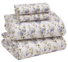 Flannel Sheets King Size 100 Cotton Double Brushed 16 Inch Sand Rose RUVANTI