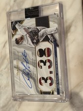 2022 Topps Luminaries Masters of The Mound Autographed Relic 1/1 Andy Pettitte