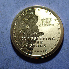 2019-S Delaware Annie Jump Cannon Classifying The Stars Innovation Dollar Proof