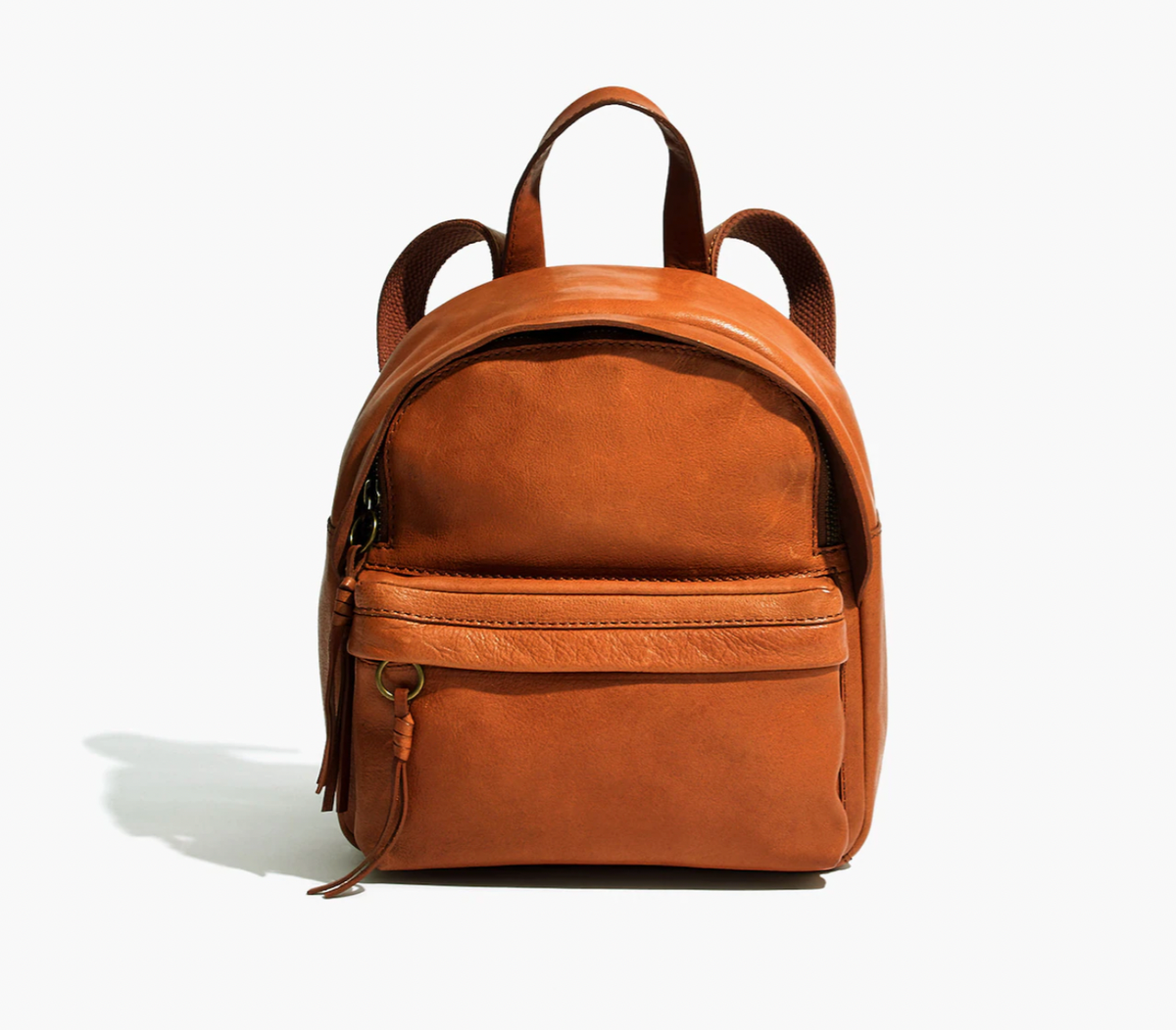 Madewell Large Lorimer Leather Backpack in English Saddle Madewell The Lorimer Backpack | Mercari main image 4
