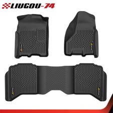 Fit For 2009-2024 Dodge Ram 1500 Classic Crew Cab All Weather Floor Mats Tpe New