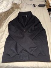 Mens Black Cardigan Size M
