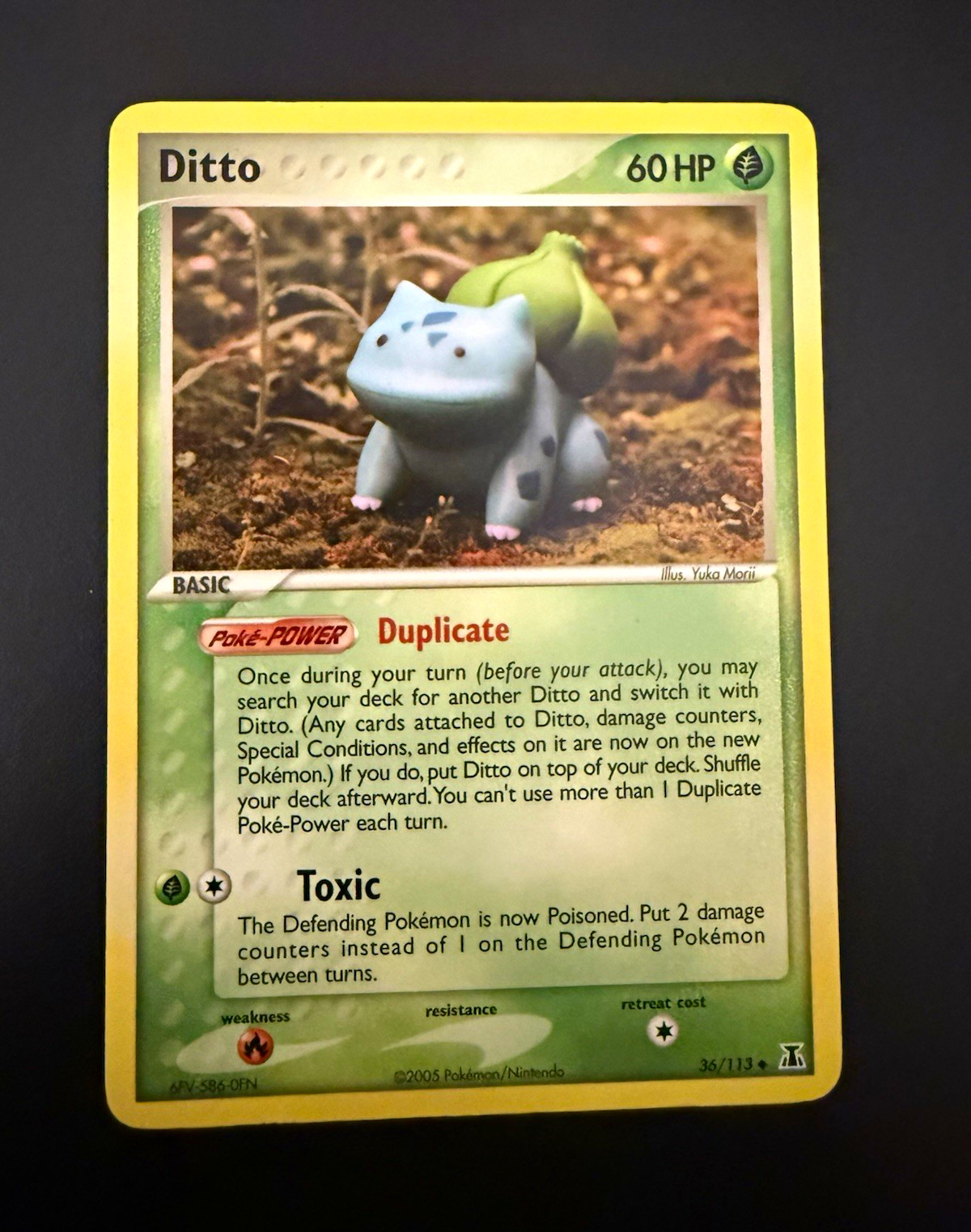 Ditto 36/113 EX Delta Species Delta Species Rare Regular ENG 2005 60 HP LP
