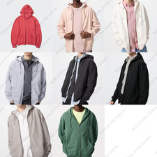 UNIQLO Sweat Full-Zip Hoodie Japanese Unisex Size XS-4XL 8 Colors 482311 NWT