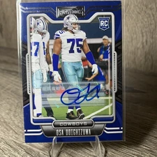 2021 Panini Playbook Osa Odighizuwa Rookie Auto RC #170 Football Dallas Cowboys