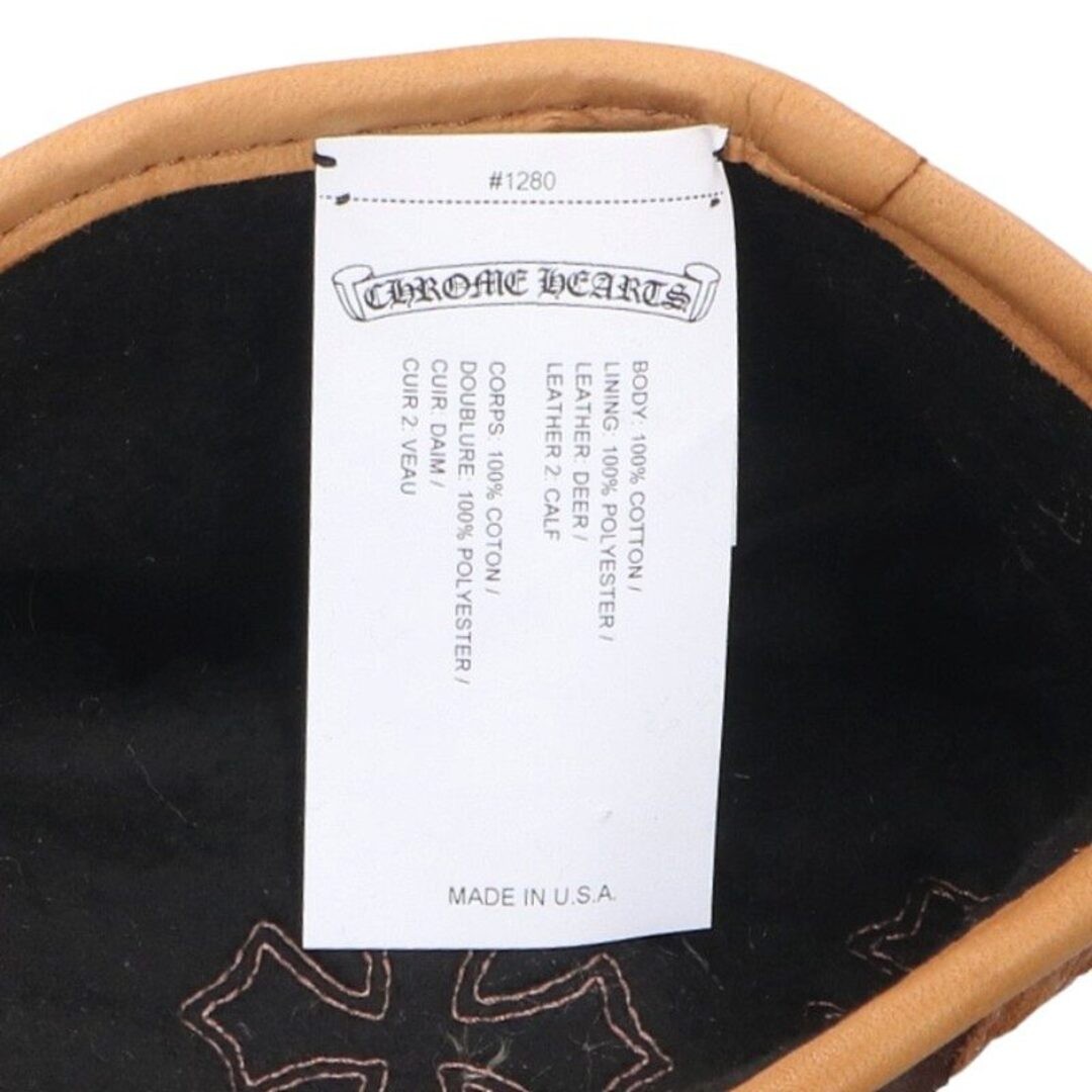 Chrome Hearts GLOBE Cross Patched Leather Gloves Men's L Used 85eea4d763c685891c thumbnail 4