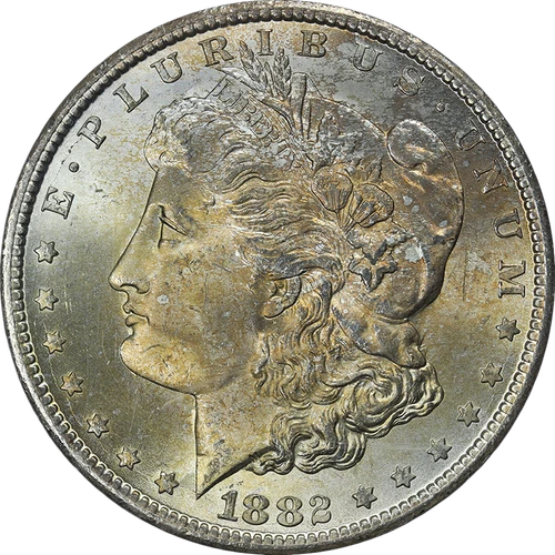 1882-CC GSA Morgan Silver Dollar NGC MS64+ Nice Eye Appeal Nice Strike