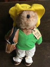 PADDINGTON PB PEBBLE BEACH GOLFING BEAR VINTAGE 1975