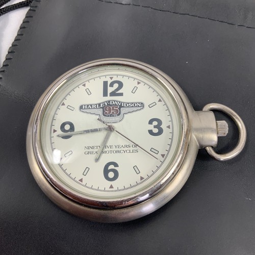 harley davidson 95th anniversary pocket watch