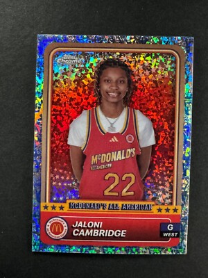 Jaloni Cambridge 2024 Topps Chrome McDonald's McFlurry #64