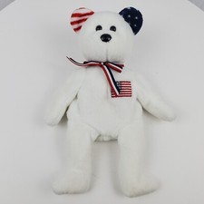 TY Beanie Baby America the Bear 8.5" 2002
