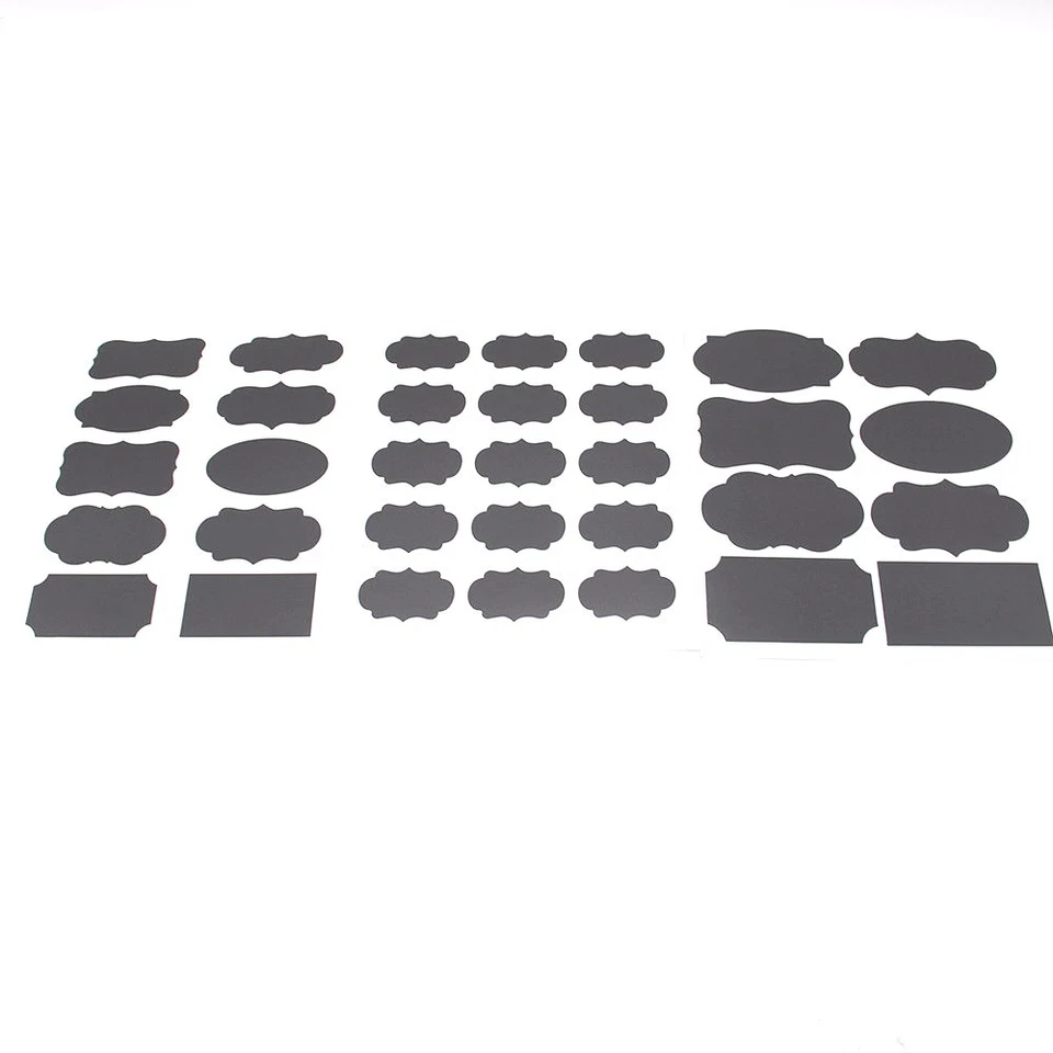 黑板标签品种捆绑包节省您的钱:73 贴纸+可擦白色 — 第 2/4 张图片