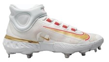 Nike Alpha Huarache Elite 4 Mid Playoff Pack Baseball Cleats FD2744-161 Sz 7.5