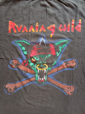 Running wild - Bad to the Bone - Death or Glory Tourshirt 90 - Original Vintage