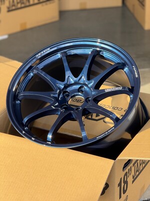 set of 4) Volk Racing CE28N-Plus 18x9.5 +41 5x100 Mag Blue | eBay