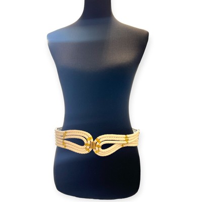 Roberto Cavalli, wide belt with gold hardware Vintage 80 main image 2