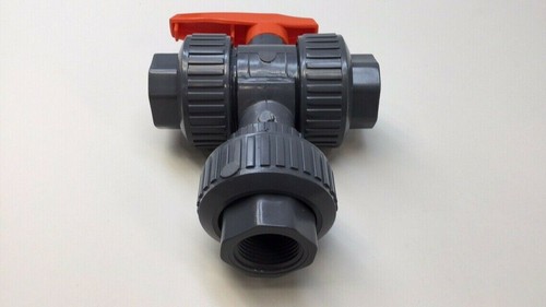 Nibco T45M3 V Chemtrol 1" Threaded TU 3 Way Multiport Valve - Picture 5 of 6