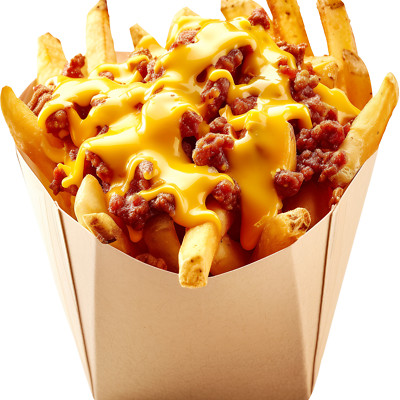 SP13204 Chili Cheese French Fries Beef Beans Cardboard Cutout Standee Standup