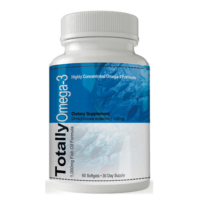 Omega- 3 Fish Oil 1000mg Softgels Healthy Brain Good Vision Dietary Supplements