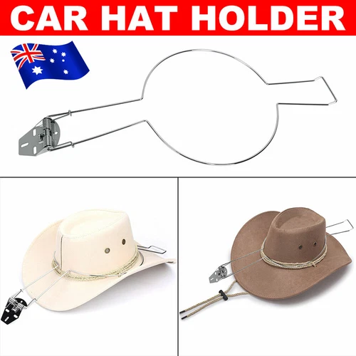 Car Hat Holder Saver Riding Helmet Akubra Equestrian Hard Spring Load Cover New - Picture 1 of 13