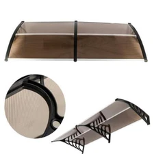 40"x 80" Polycarbonate Front Door Window Awning Patio Cover Canopy