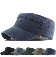 Military Hat Cap Army Cadet Men Women Casual BASEBALL Size Adjustable Strap