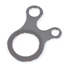 Aluminum 3 Hole Tensioner Guyline Adjuster with a Figure 9 Descender Ring