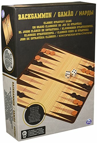 Cardinal Games 6033309 Spin Master - классическая игра в нарды для взрослых и детей.