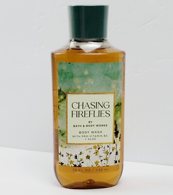 Bath & Body Works CHASING FIREFLIES 10 oz Body Wash Spring Summer Rare