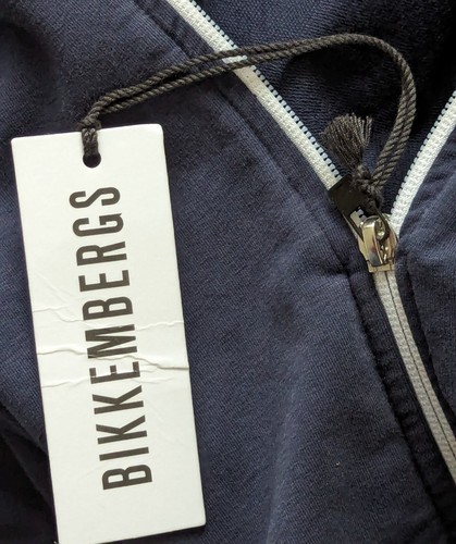 Bikkembergs Sport track top large print - navy - BNWT - men Large - Picture 9 of 14