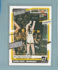 2024 Panini Caitlin Clark Collection Donruss Highlights #H11 Iowa Hawkeyes RC