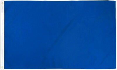 2' x 3' Solid Blue Color 100D Polyester Flags 2 x 3 - Wholesale Direct,bx23