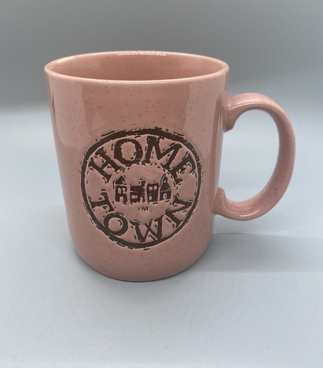 The Love Mug Beige Salmon Speckled Home Town Coffee Mug 14 oz 4 Tall