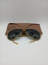 Vintage Rayban AVIATOR Sunglasses Gold Frames PILOT Aviators 62mm