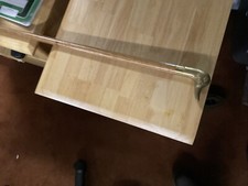 Vintage Brass Duck Head Wooded Handle Walking Cane with Topper Threaded