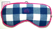 *NEW*  LADIES GINGHAM SLEEP MASK  ~  ONE SIZE ~ Bath & Body Works ~ SHIPS FREE!