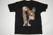 Zakk Wylde Music For Lovers Black T-Shirt Cotton Full Size