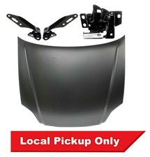 New Primed Steel Hood W Hinges Latch Set For 1999-2000 Honda Civic
