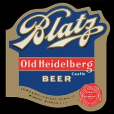 Blatz Old Heidelberg Castle Beer NEW Sign: 24" Tall Diecut USA Steel