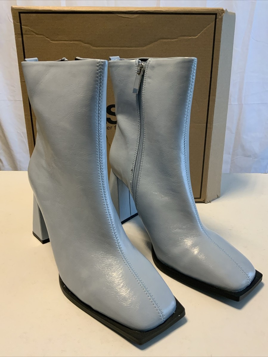 Wide Fit Light Grey Ankle Boots Uk Asos Design Wide Fit Excel High