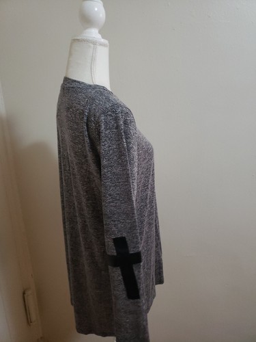 Forever 21 Womens Size Xl Plus Sizes Gray Blouse Top NWT - Picture 2 of 6