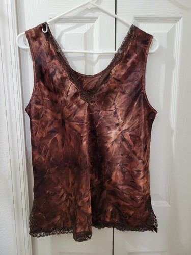 Secret Treasures Woman 1X Satin Sleepwear Crop Pants Sleeveless Top Animal Print - Picture 4 of 23